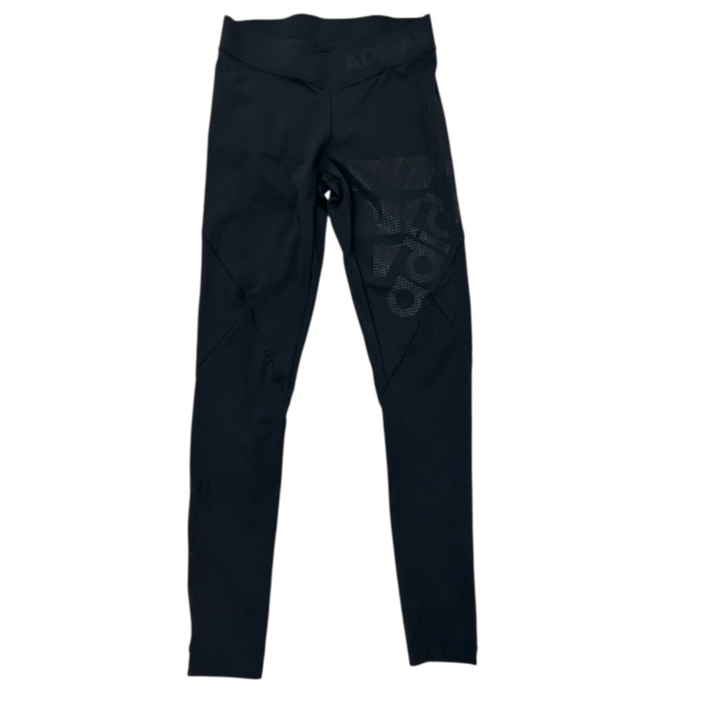 Adidas Woman’s Teckfit Compression Black Leggings with Climachill